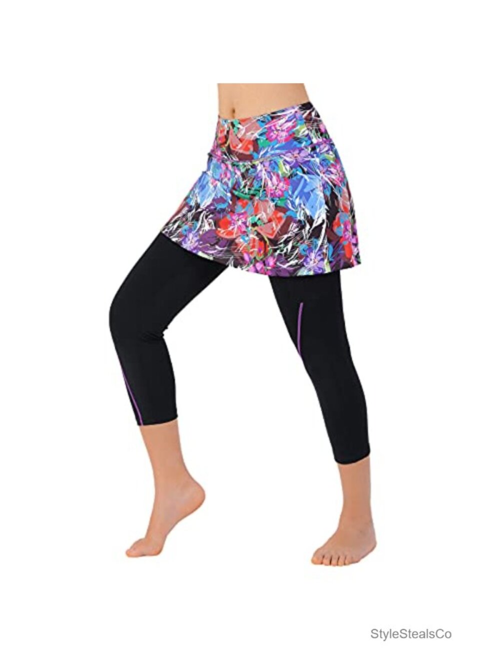 ANIVIVO Tennis Skirted Leggings with Pockets High Waist